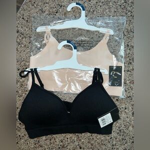 Set of 2- Art Class Kids Black and Nude Bra Duo